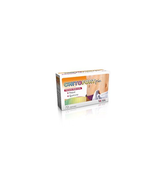 Ingredientes activos/cápsula 
Fibra polisacárida de Chistosán, extraída de caparazones de crustáceos y mariscos 300 mg
Vitami