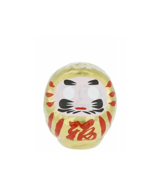 Daruma es el monje que llevó el budismo a China y también tiene muchas caras. Esta es una de sus caras mas populares: en Japón 