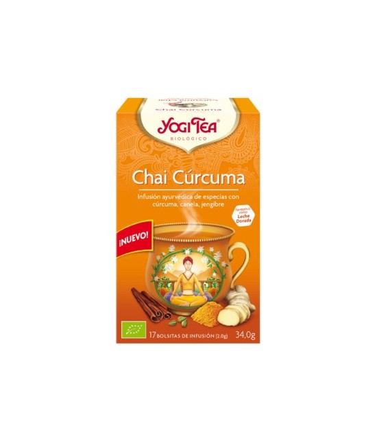 Chai Cúrcuma
Creada por la fuerza de la Madre Naturaleza: la maravillosa raíz de la cúrcuma, con su brillo dorado que nos reco