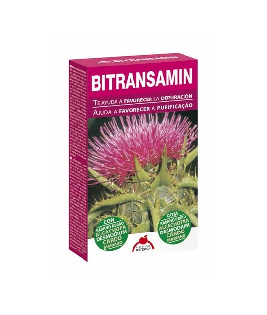 
BITRANSAMIN 

Te ayuda a favorecer la depuración

INGREDIENTES:
 Extractos secos de:
- Alcachofa (Cynara scolymus L.)