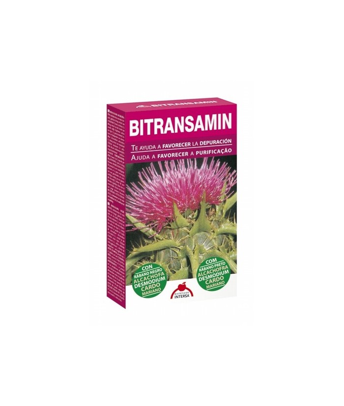 
BITRANSAMIN 

Te ayuda a favorecer la depuración

INGREDIENTES:
 Extractos secos de:
- Alcachofa (Cynara scolymus L.)