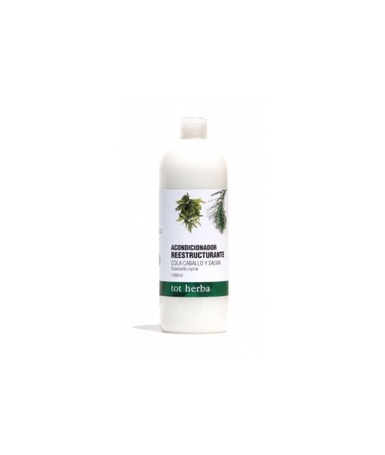 Acondicionador Reestructurante cola caballo y salvia
1.000 ml y 500 ml

9.8 

Suavizante capilar.
Tus cabellos más suave