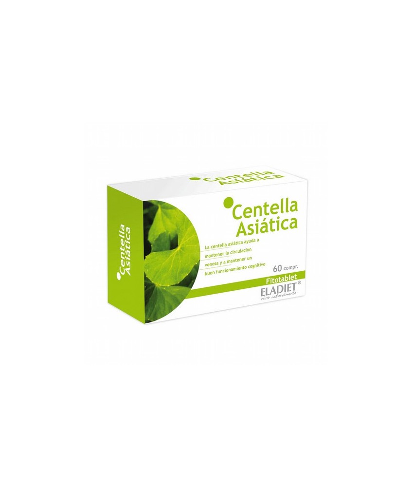 CENTELLA ASIATICA FITOTABLET 60 COMPRIMIDOS ELADIET
DESCRIPCIÓN DEL PRODUCTO
CENTELLA ASIATICA FITOTABLET 60 COMPRIMIDOS ELAD