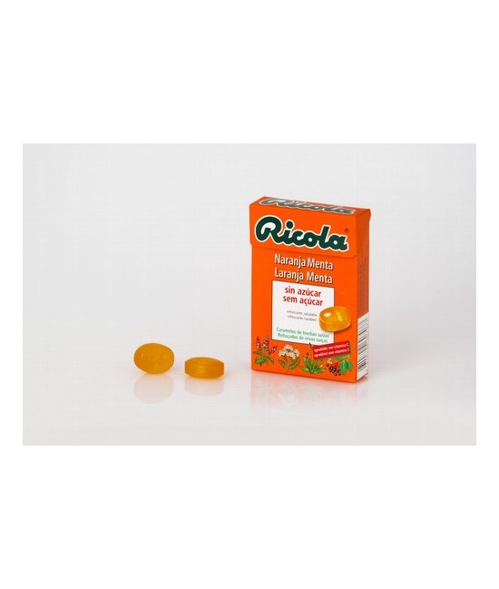 DESCRIPCIÓN DEL PRODUCTO
Indicaciones/Acción/Ventajas: Caramelos sin azúcar con sabor a naranja-menta elaborados con una combi