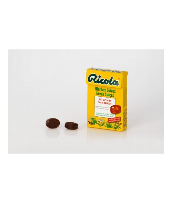 DESCRIPCIÓN DEL PRODUCTO
Indicaciones/Acción/Ventajas: Caramelos sin azúcar con sabor a hierbas suizas elaborados con una comb