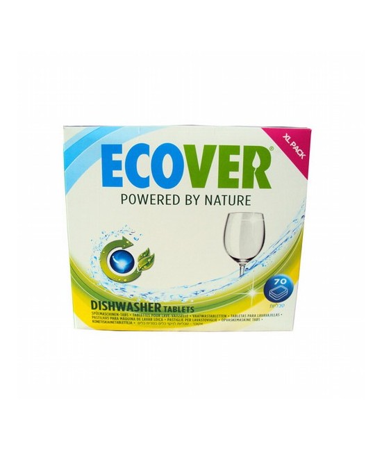 ECOVER TABLETAS PARA LAVAVAJILLAS MAQUINA XL 70