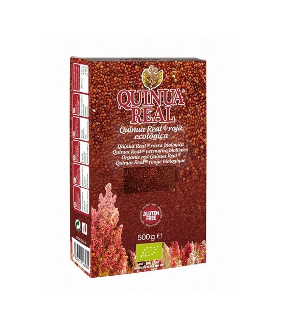 DESCRIPCIÓN DEL PRODUCTO
El grano rojo de Quinua Real® procede de cultivo ecológico y se caracteriza por su llamativo color ro