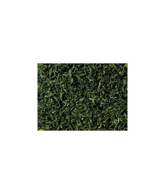 Té verde*, *de cultivos orgánicos controlados
Chun Mee significa "ceja valiosa", ya que la hoja recuerda a la forma de las cej