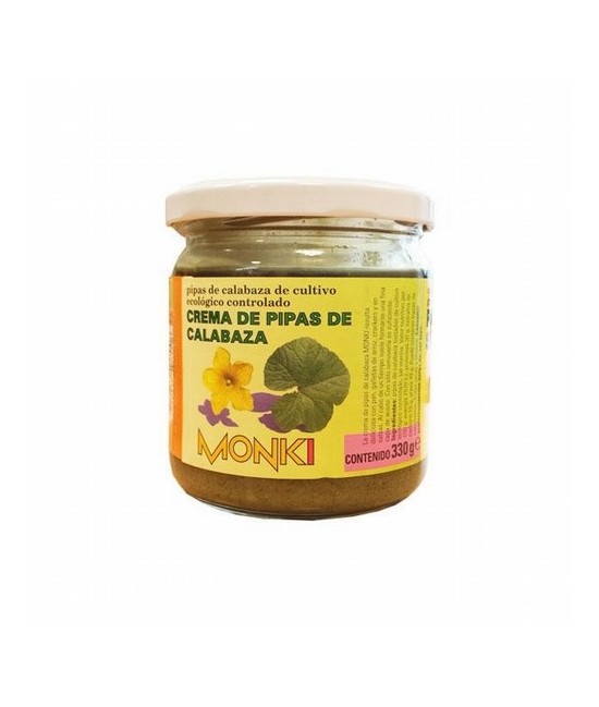 CREMA PIPAS DE CALABAZAS MONKI 330 GRS BIO
