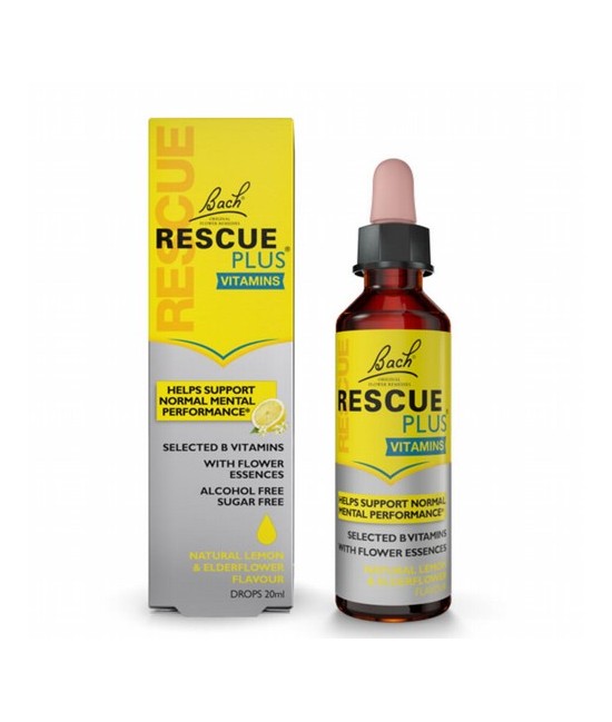 Con RESCUE® PLUS consigue tu aporte diario de equilibrio y serenidad. Una mezcla única de Flores de Bach® Originales (las cinco