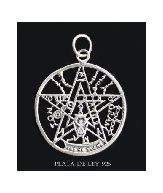 COLGANTE PLATA TETRAGRAMATRON
APROX. 3 CM DIAMETRO