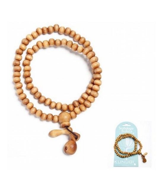 Pulsera tibetana bola de 6mm de madera doble elástica.

Presentadas con cartón explicativo.