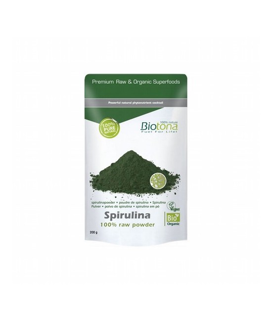 La espirulina es un alga de agua salada de un color verde azulado y con forma de espiral. Usado desde milenios como fuente de a