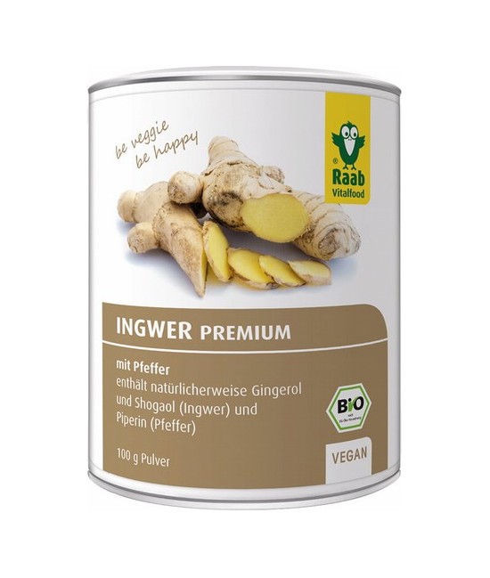 Con jengibre y  las sustancias picantes propias gingerol y shogaol

100 g