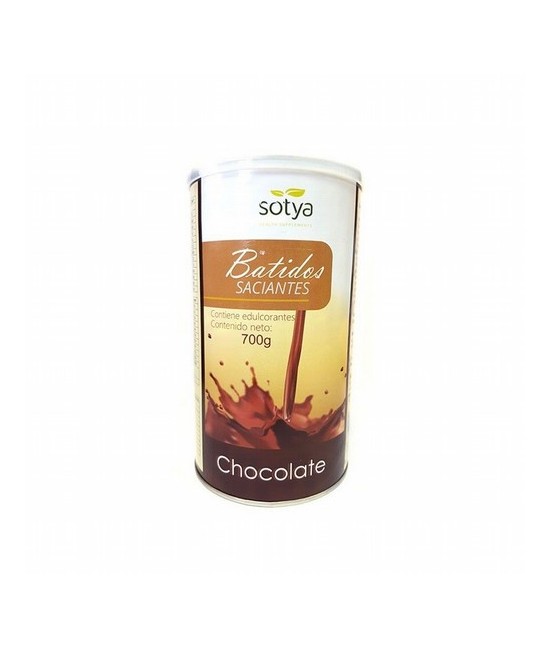 BATIDO SACIANTE (CHOCOLATE) 700 G SOTYA
 

Aplicaciones
Alimento complementario recomendado en dietas de adelgazamiento
Di
