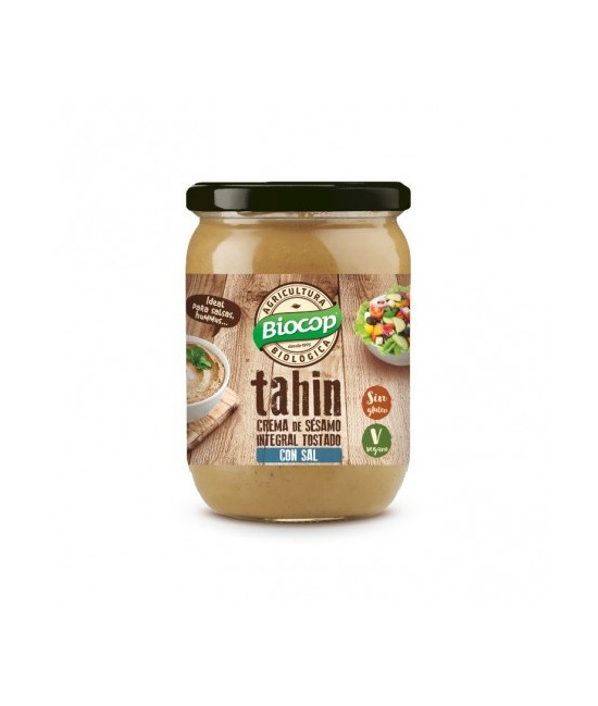 Ingredientes: "Semillas de SESAMO integrales* (83,7%), semillas de SESAMO decorticadas (15%)*, sal. *De agricultura Biológica"