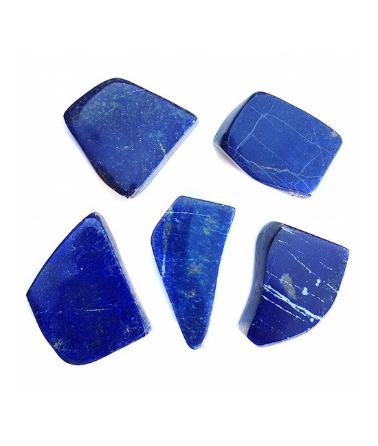 Trozos de Lapislázuli y pulido procedentes de Afganistán.

Piezas de un azul intenso de 4-8cm aprox.