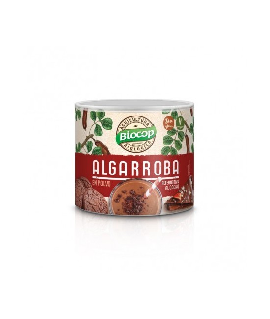 La harina tostada de la pulpa de la algarroba es una alternativa saludable al cacao. Rica en azúcares naturales, no es necesari