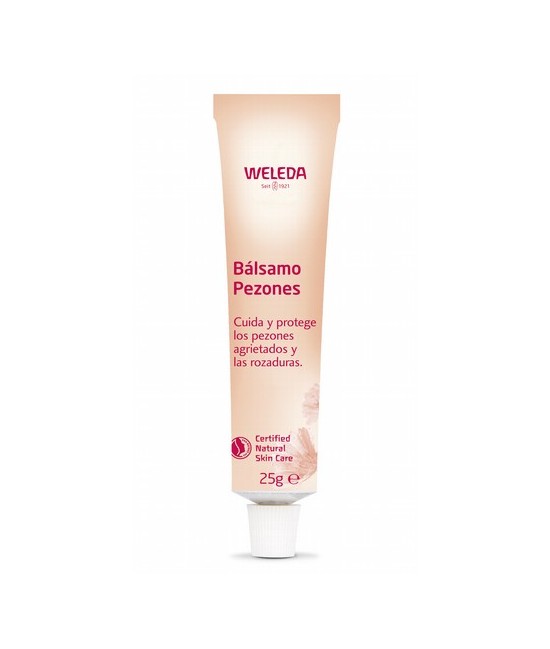 Suave y sin perfume para una aplicación frecuente después de cada toma. El Bálsamo de Pezones de Weleda es seguro tanto para ma
