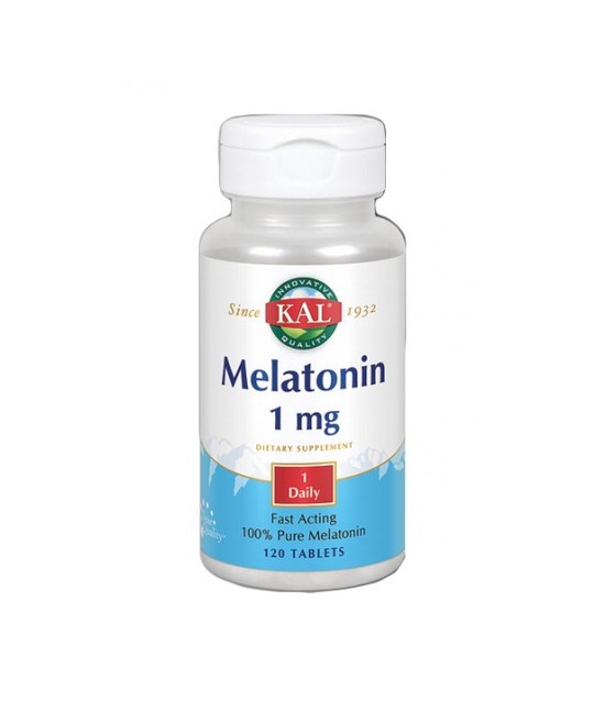 Melatonin 1 Mg- 120 Comprimidos. Apto Para Veganos
REF.52260
CONTENIDO MEDIO (POR COMPRIMIDO)
Melatonina                    