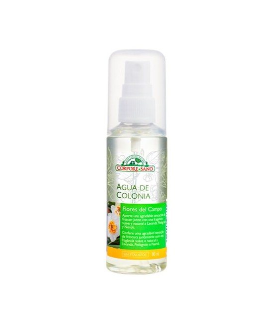 AGUA DE COLONIA SPRAY
LAVANDA, NEROLI Y PETIT GRAIN
Elaborada con aceites esenciales naturales. Proporciona una fragancia sua