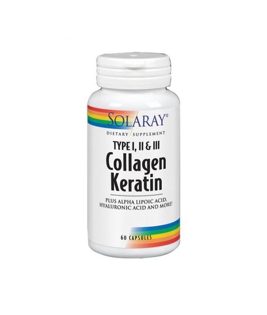 Collagen Keratin-60 Cápsulas
REF.73799
CONTENIDO MEDIO (POR CÁPSULA)
Queratina

250

mg

Vitamina C

127.5

mg

