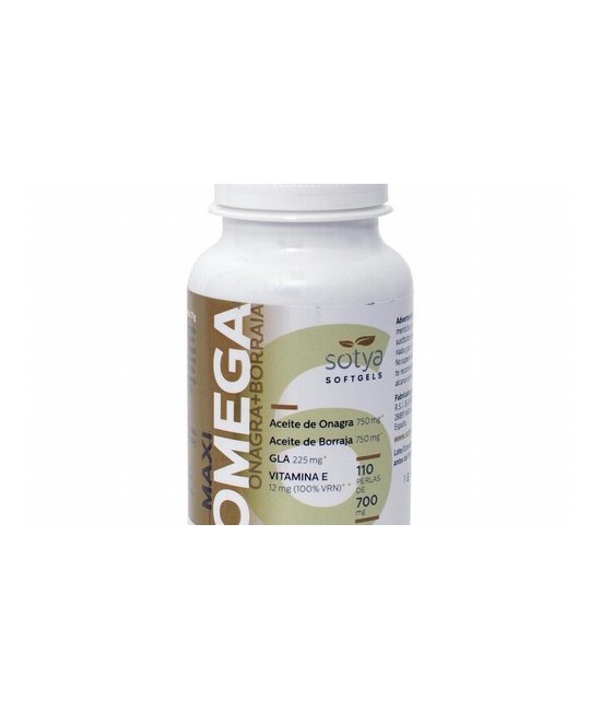 SOT.MAXI OMEGA ONAGRA BORRAJA 110 PERLAS 700 MG.