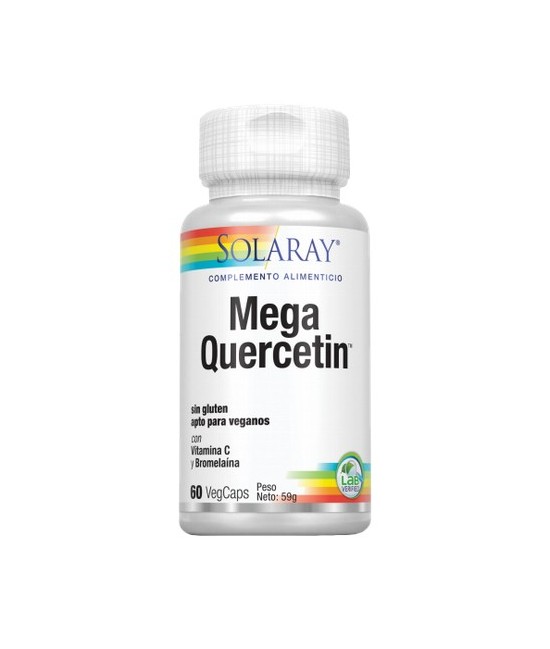 Mega Quercetin- 60 VegCaps. Sin Gluten. Apto Para Veganos
REF.44686
CONTENIDO MEDIO (POR VEGCAP)
Quercetin dihidrato

600