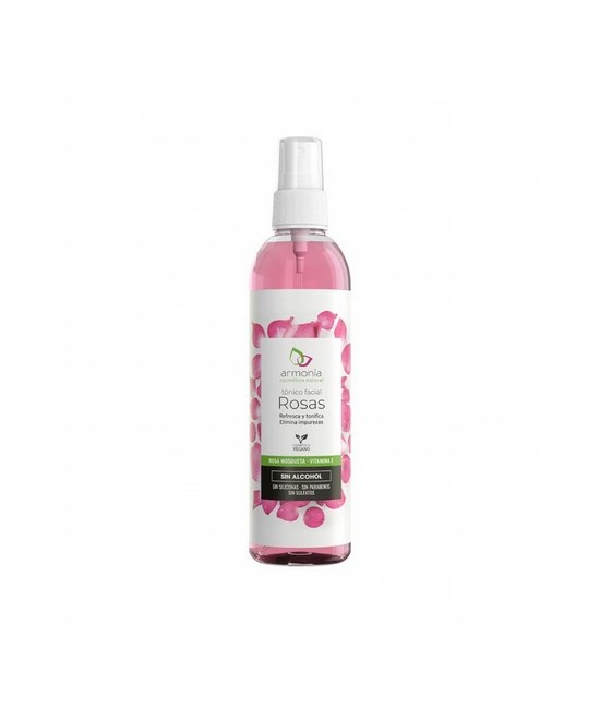 El agua de rosas de Armonía Cosmética Natural tiene propiedades calmantes, tonificantes, relajantes e incluso astringentes. Ide