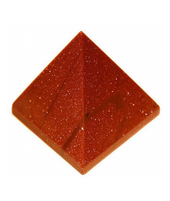 Aventurina dorada pulida y tallada en forma de pirámide procedente de Brasil.
Medida: 45mm.
Precio unitario.