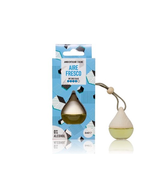 El ambientador coche Drop Aire Fresco perfuma coches, armarios y taquillas con un aroma fresco con una intensidad de 4 puntos s