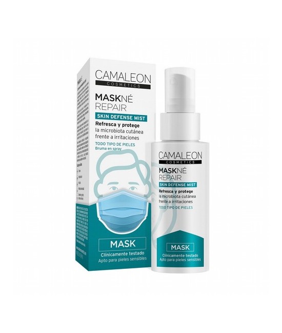 SKIN DEFENSE MIST
Bruma en spray con agua termal y agua de camomila calmante y suavizante, bisabol que proporciona frescor y a
