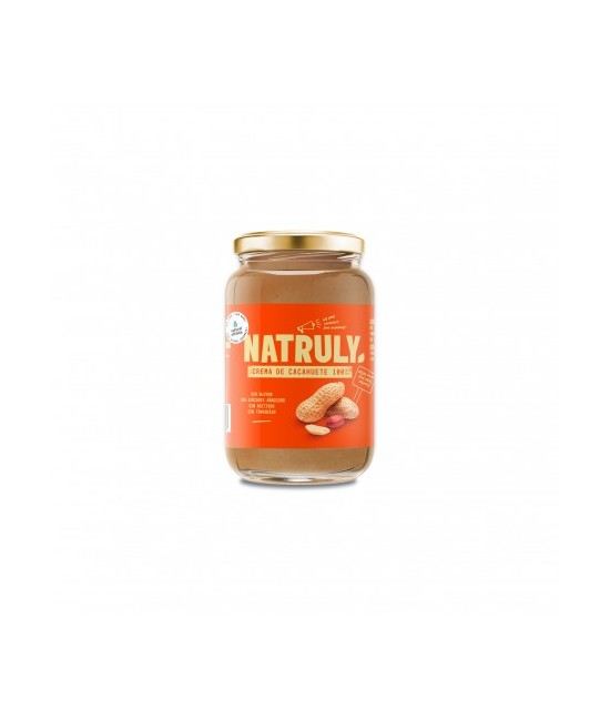 sin gluten
sin azucares anadidos
sin aditivos
sin tonterias


Crema de cacahuete natural: sin azúcar añadido, sin gluten,