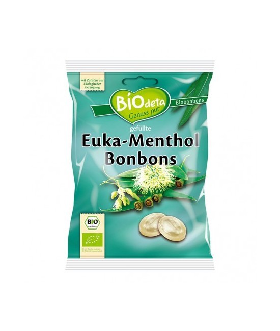 BIODETA

Caramelos rellenos con una mezcla fresca de eucalipto y mentol. Dan un aliento fresco y tienen acción balsámica. No 