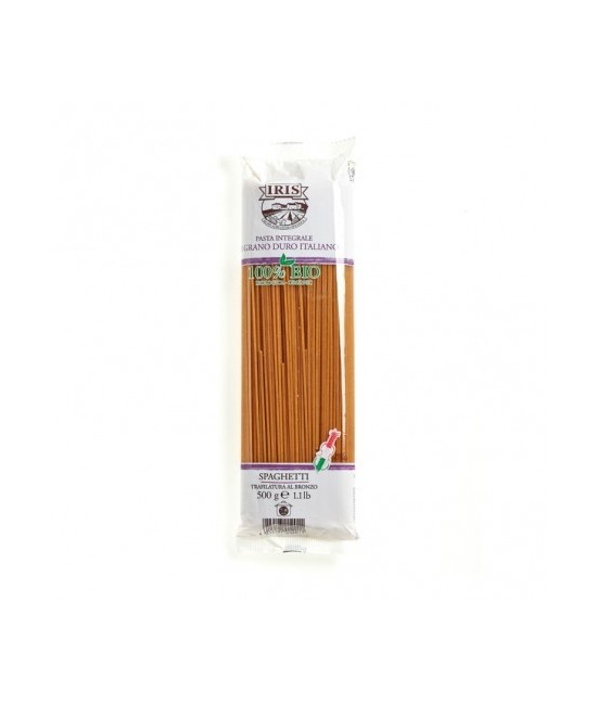 Espagueti de sémola integral de trigo duro producido con una mezcla de granos seleccionados y cultivados por la Cooperativa Agr