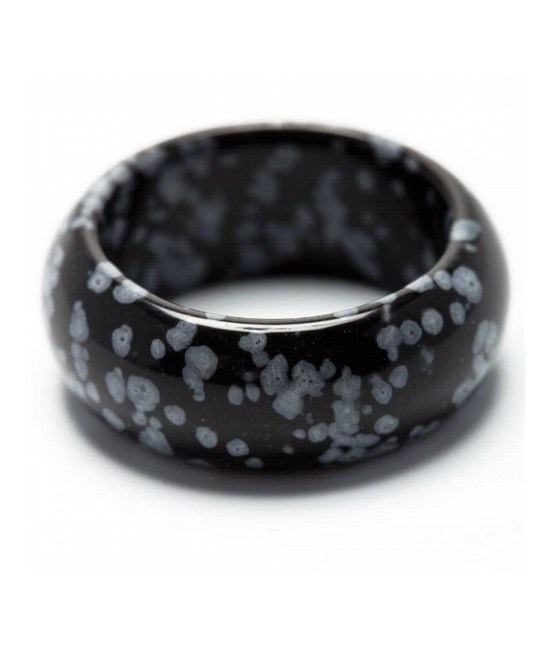 ANILLO OBSIDIANA NEVADA 10 MM