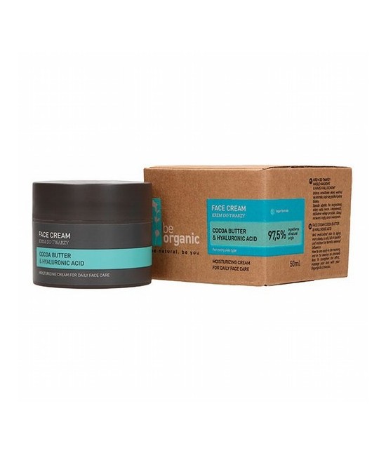 Crema facial, Manteca de Cacao & Ácido Hialurónico

Crema hidratante para el cuidado diario
97% de ingredientes de origen na