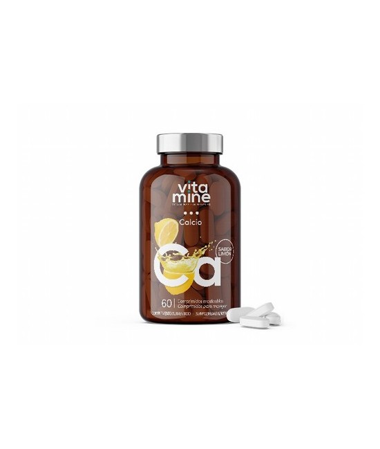Calcio
El calcio de Vitamine es un complemento alimenticio a base de calcio y vitamina D3.

El calcio es un mineral indispen