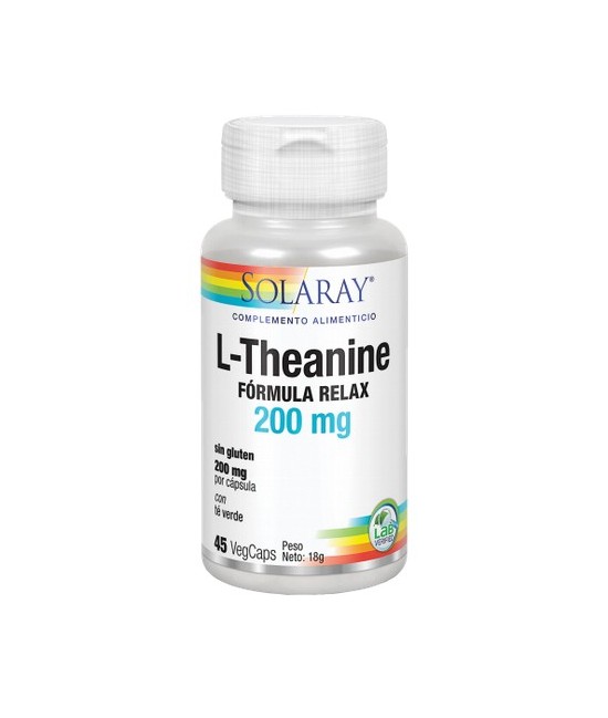 L-Theanine 200 Mg- 45 VegCaps. Sin Gluten. Apto Para Veganos
REF.4992
CONTENIDO MEDIO (POR VEGCAP)
L-teanina

200

mg
