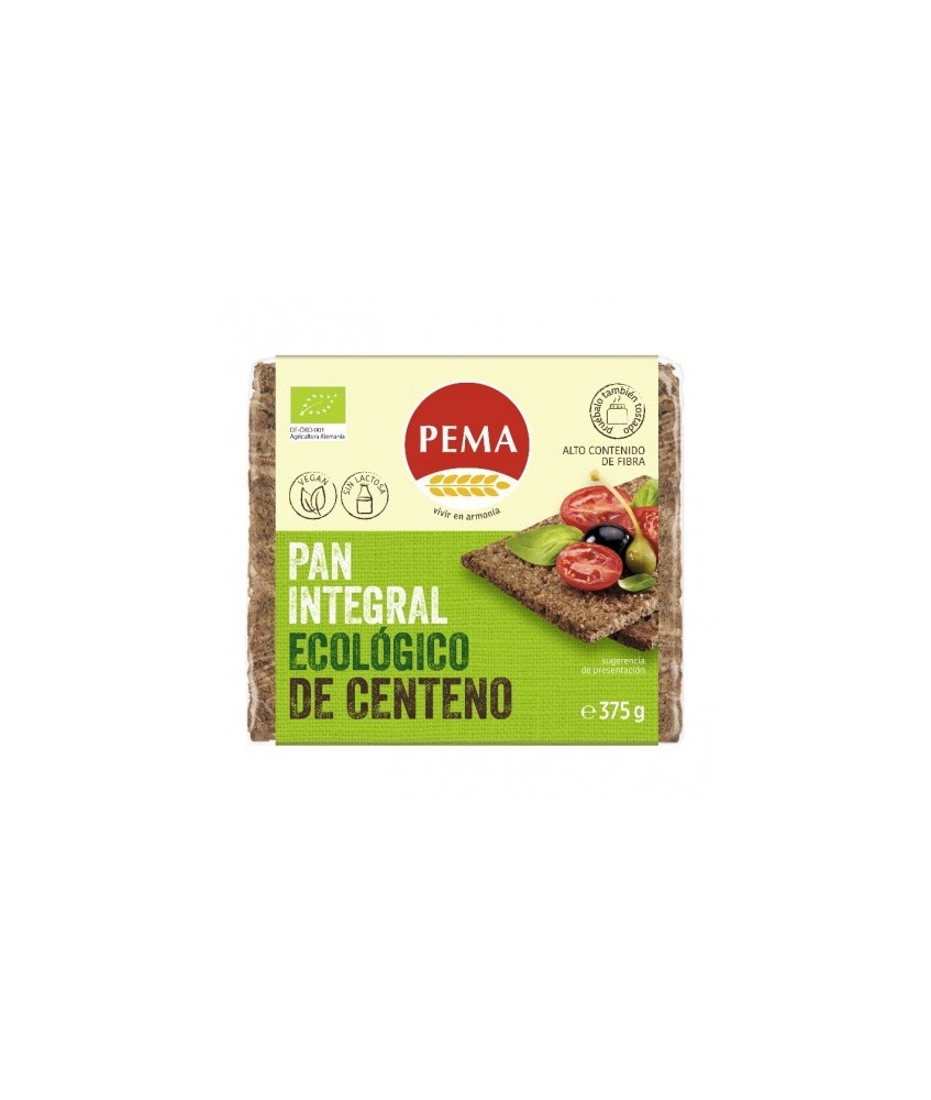 Ingredientes: CENTENO* integral (en parte como masa madre natural) 53%, agua, levadura*, sal. *De agricultura biológica.
Uso: 
