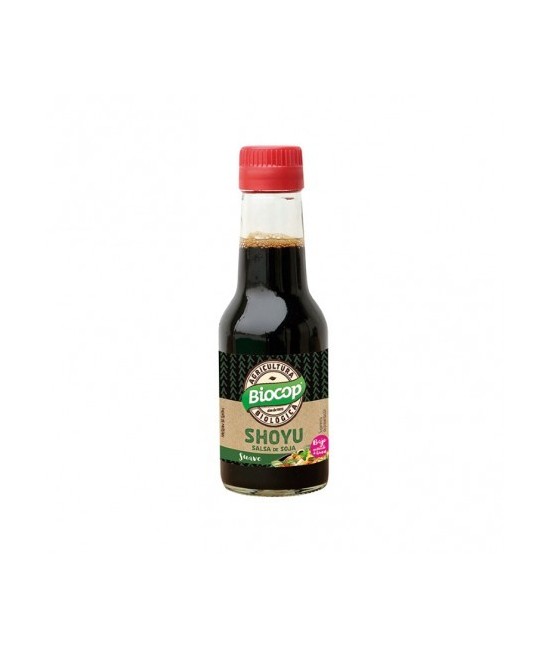 Salsa de soja con trigo de sabor suave y mediterráneo, ideal en la cocina. Ayuda a potenciar los sabores Método tradicional jap