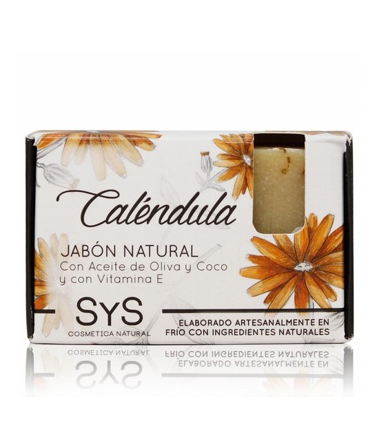 El Jabón Natural SyS PREMIUM 100g CALENDULA  está elaborado artesanalmente en frío y con ingredientes naturales.

Contienen e