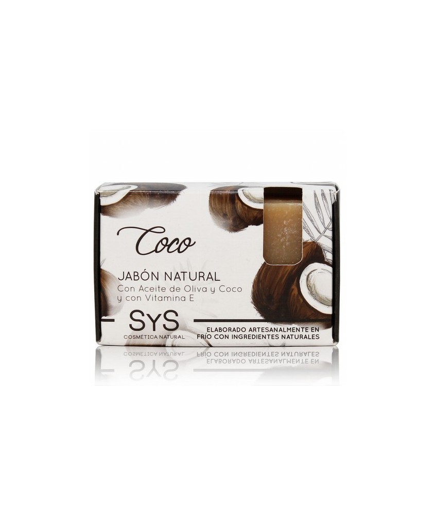 El Jabón Natural SyS  PREMIUM 100g COCO  está elaborado artesanalmente en frío y con ingredientes naturales.

El jabón de coc