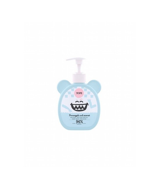 Jabón de manos suave antibacteriano de piña y coco con un excelente aroma tropical para niños a partir de 3 años.

Fórmula su