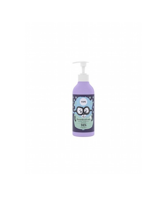 Gel de ducha natural para niños a partir de 3 años. Contiene un elemento limpiador suave, ingredientes botánicos beneficiosos y