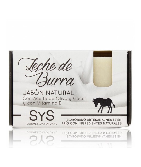 El Jabón natural SyS PREMIUM 100g LECHE DE BURRA  está elaborado artesanalmente en frío y con ingredientes naturales.

Contie
