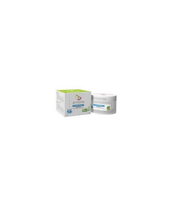 HIDRATANTE, DEPURATIVA:
La crema hidratante natural de Armonía, a base de Aloe vera, previene la sequedad, descamación y deshi