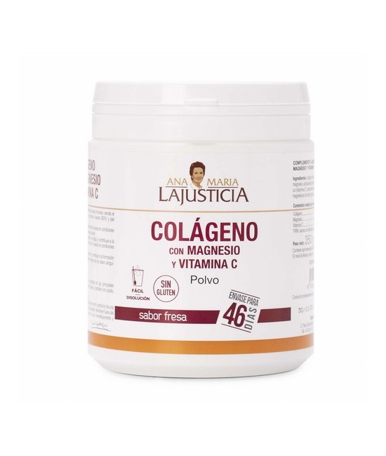 COLÁGENO CON MAGNESIO Y VITAMINA C
350g
|

46 días
El cola´geno es la protei´na ma´s abundante en el cuerpo humano, siendo