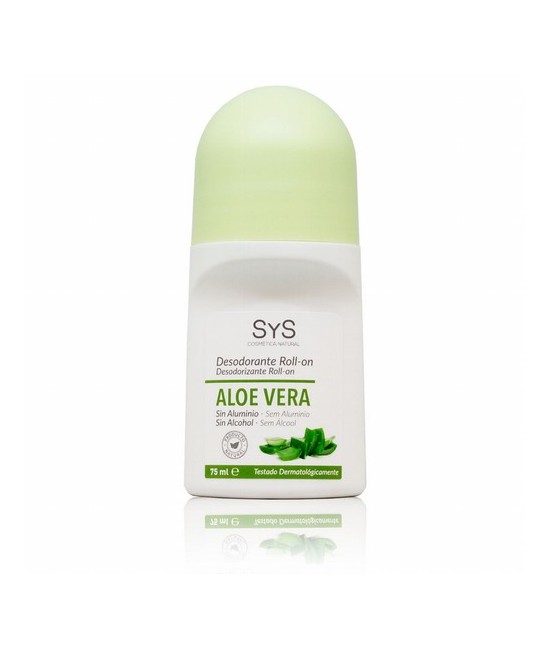 El Desodorante roll-on Aloe Vera SYS no contiene alcohol, ni aluminio y ni conservantes.

Está formulado con Aloe Vera como p