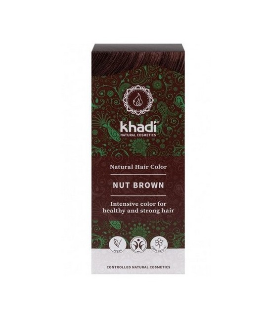 Tinte natural Khadi que da un tono castaño avellana natural al cabello

Formulaciones ayurvedas de larga permanencia para un 